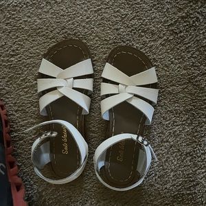 White Salt Water Sandals